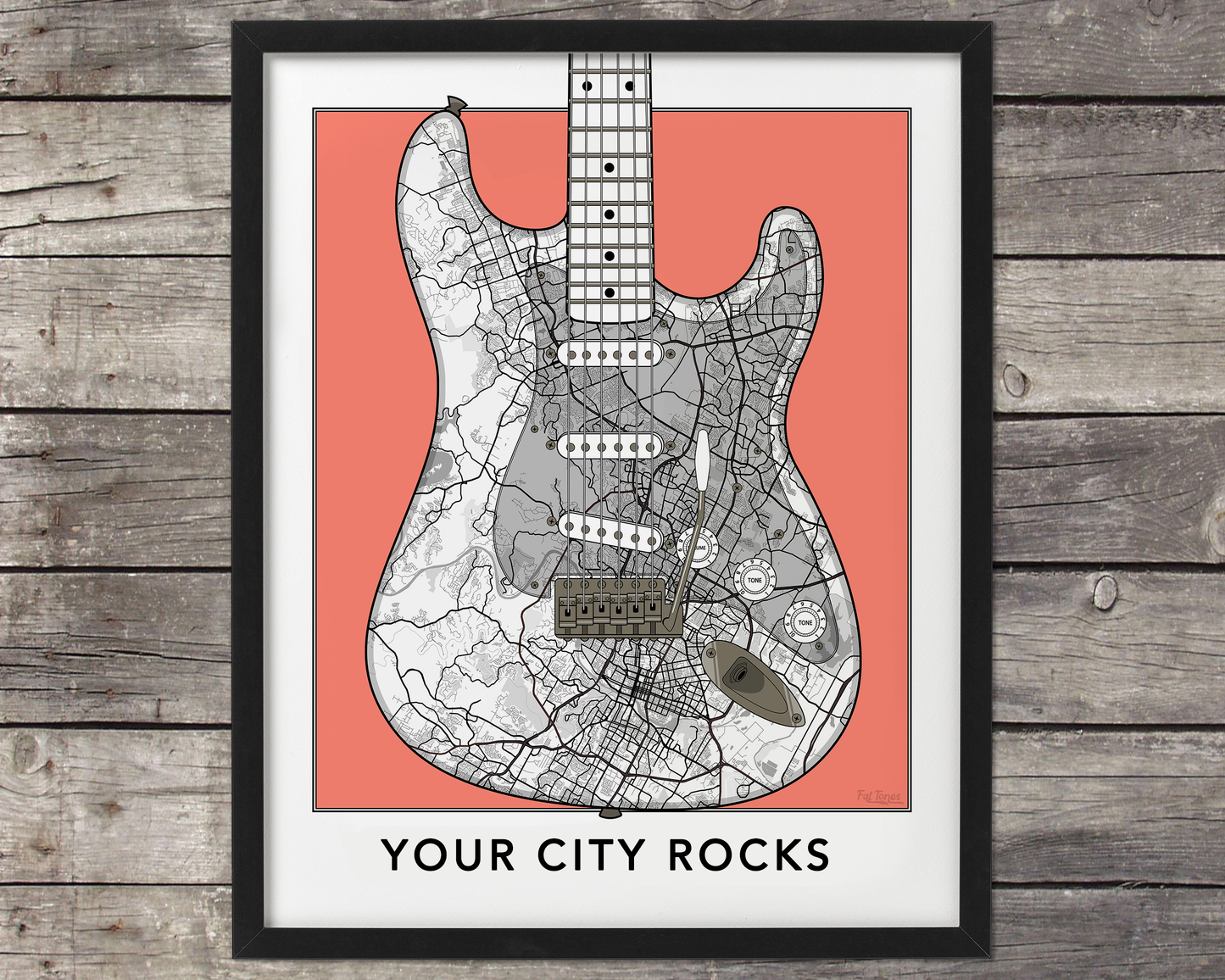 Custom City Strat Map