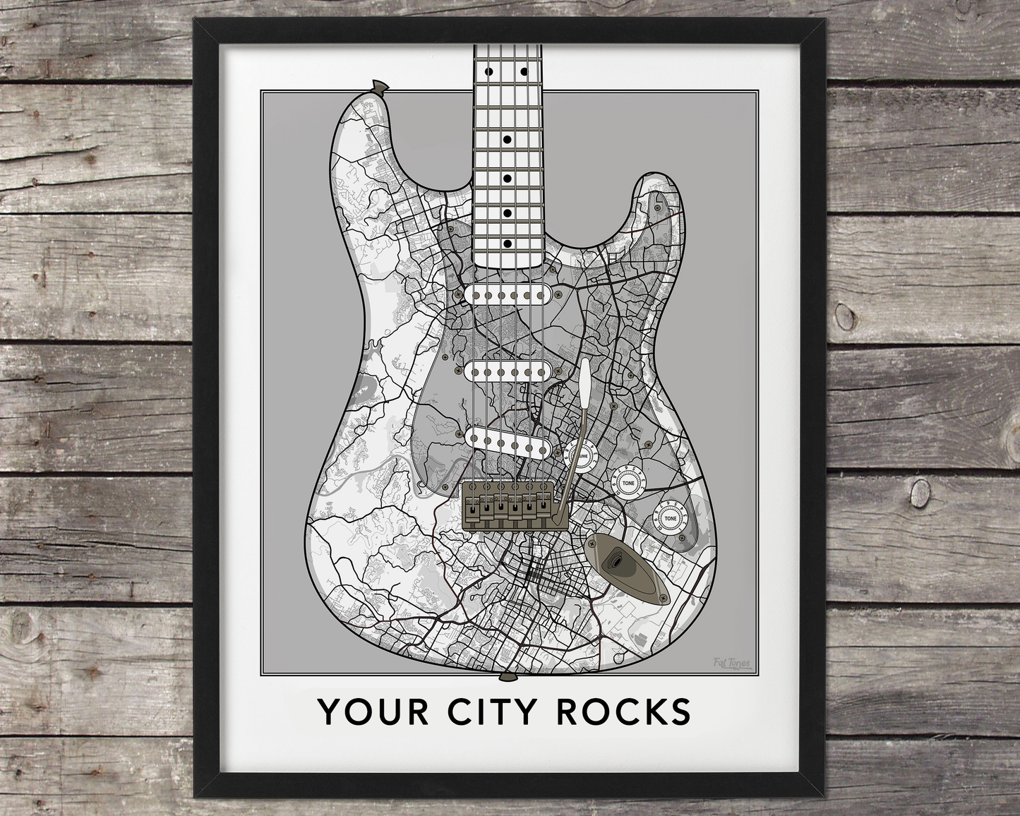 Custom City Strat Map