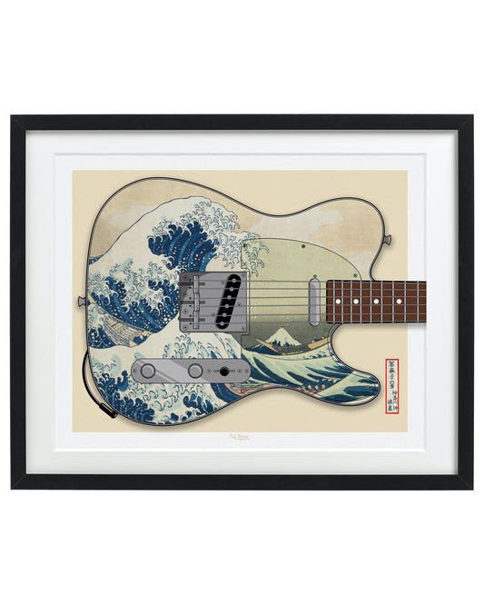 The Great Wave Tele Print