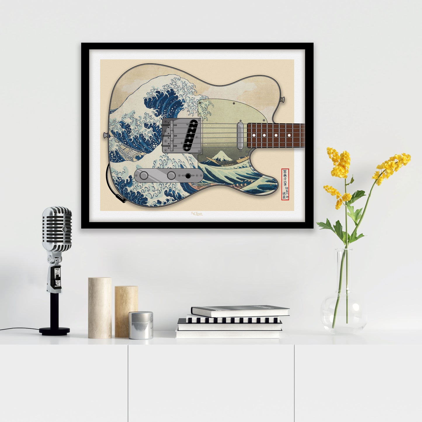 The Great Wave Tele Print