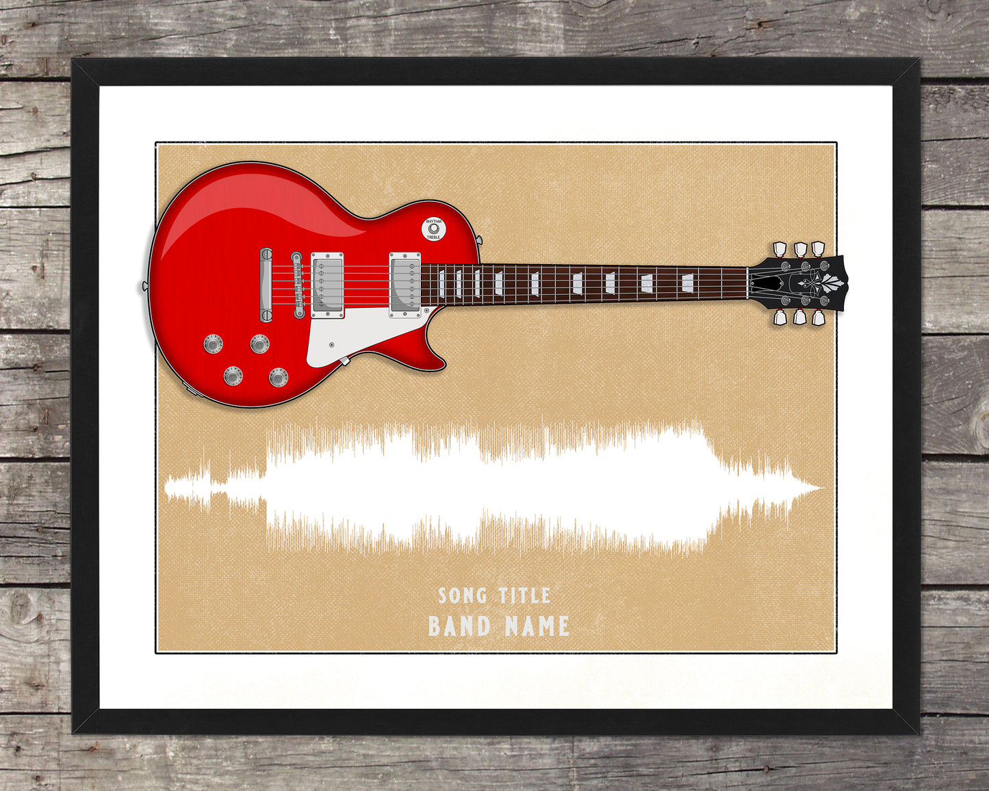Custom Song Wave Print