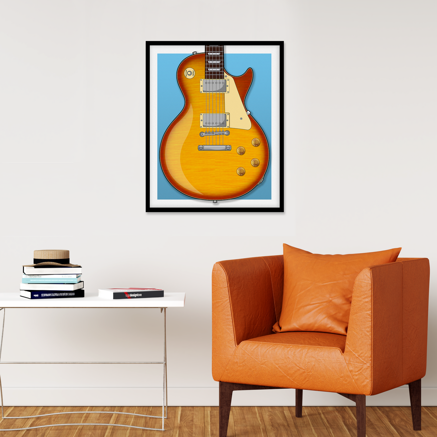 LP Sunburst Style Print